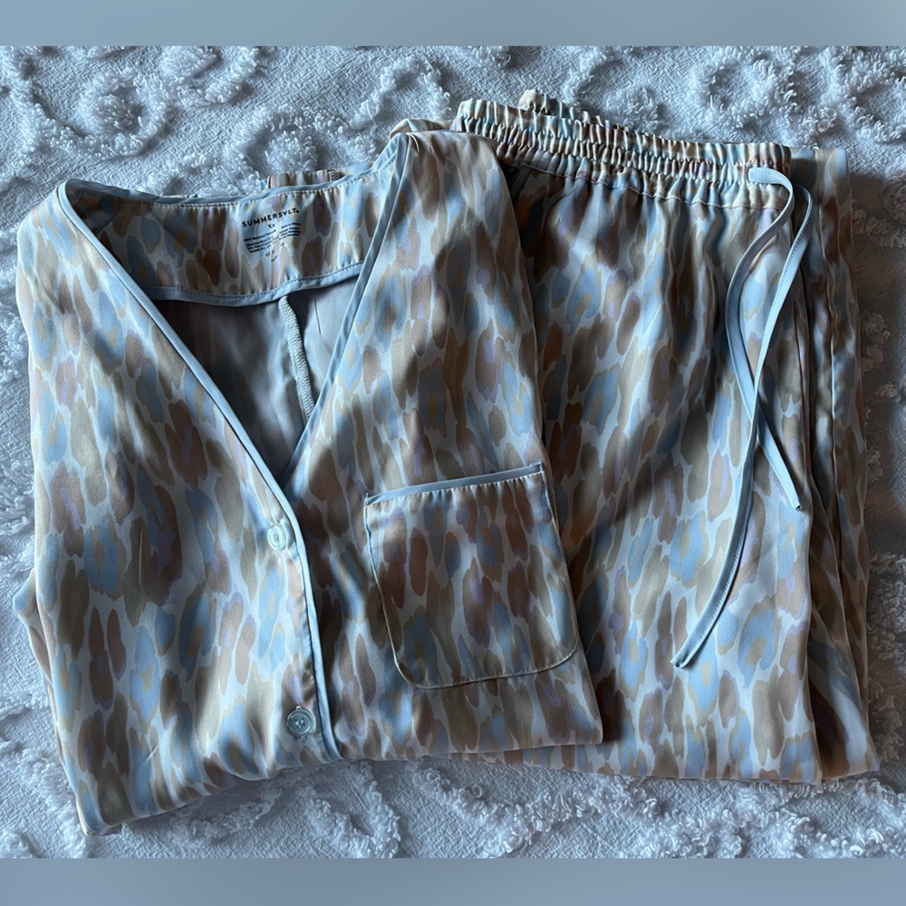 Summersalt the Cloud 9 Silky Pajama Top and Bottoms